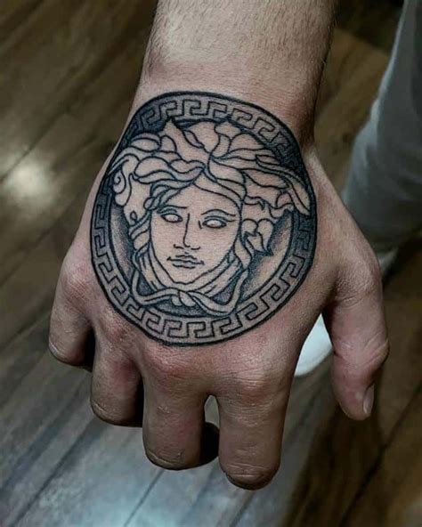 Medusa Versace Tattoo 3 Dope Tattoos For Women Hand Tattoos For Guys