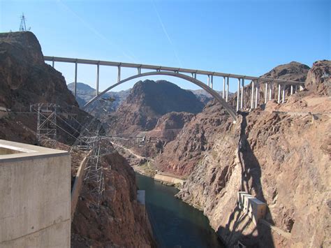 Free Picture Hoover Dam Bridge Nevada Country