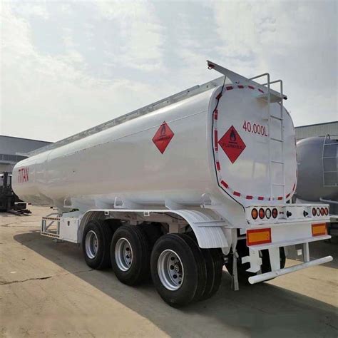 40000 Liters Carbon Steel Fuel Tanker Trailer For Sale In Senegal