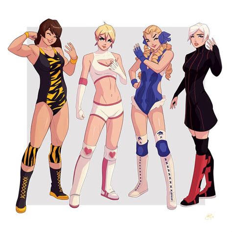 Wrestler Commission By Mro Character Design Girl Female Character Design Comic Babes
