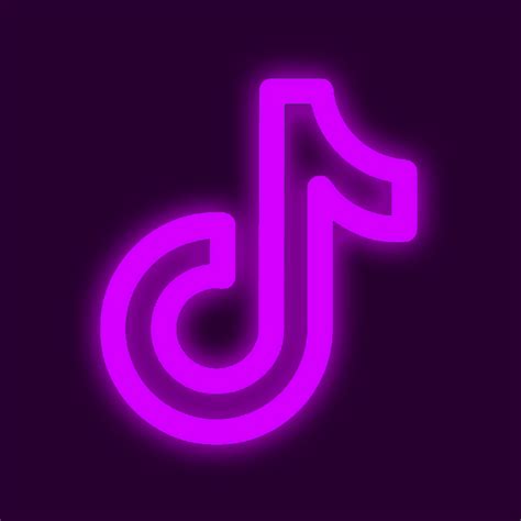Tiktok Aesthetic Logo Purple Tik Tok Logo Musically Download Vector