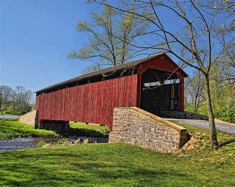 Pool Forge Covered Bridge Photograph By Dave Sandt Fine Art America