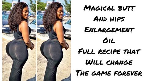 Fastest Homemade Massage Enlargement Oil For Bigger Butts Hips Results In Days YouTube