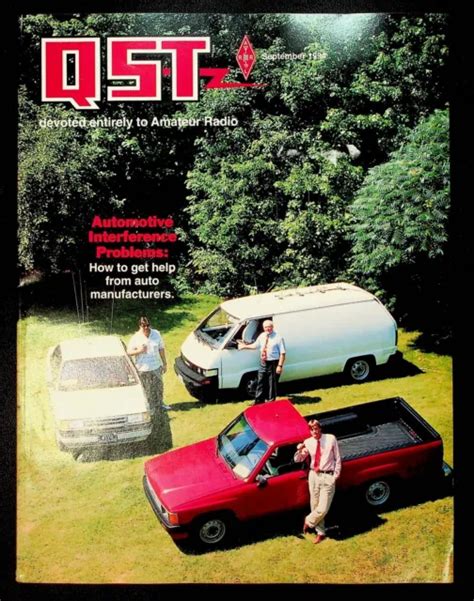Vintage Qst Magazine September Qst Dual Tncs Arrl Ham Radio Picclick Uk
