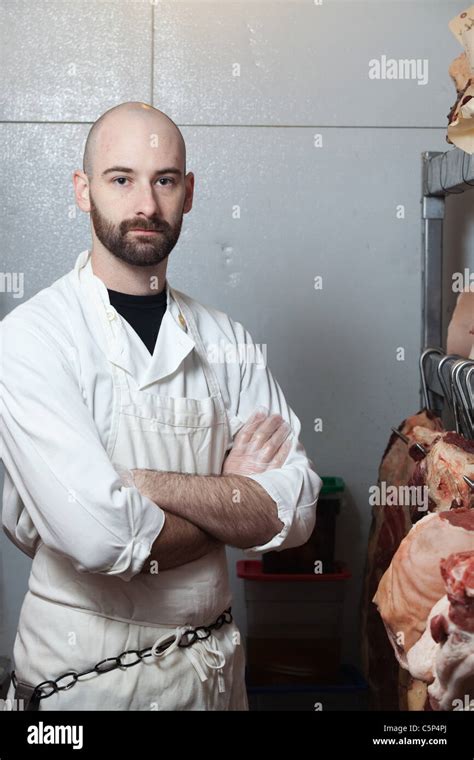 Bald Butcher Hi Res Stock Photography And Images Alamy