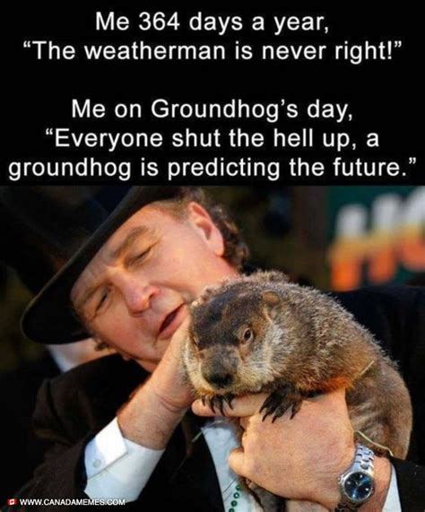 Happy Groundhog Day 🇨🇦 Canada Memes