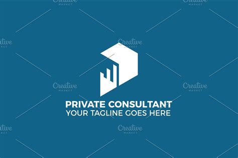 Letter P Private Consultant Logo Creative Illustrator Templates