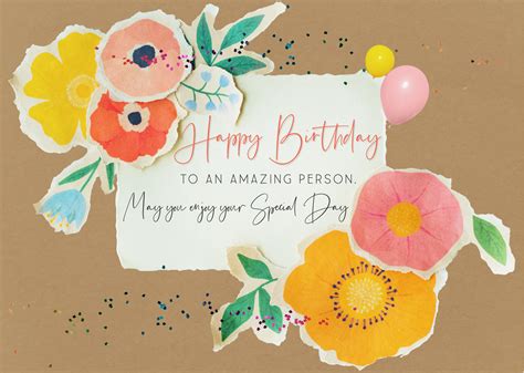 Birthday Card Digital Virtual Birthday Card Downloadable Etsy