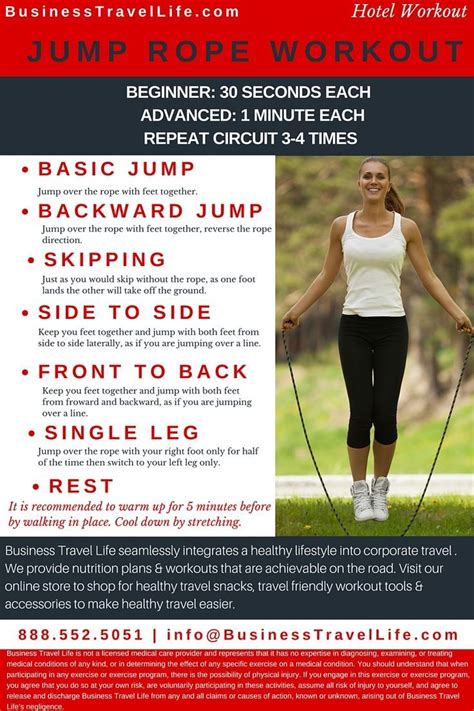 Hotel Workout Jump Rope Business Travel Life Jump Rope Workout