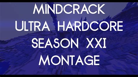 Mindcrack Ultra Hardcore Season Montage Youtube