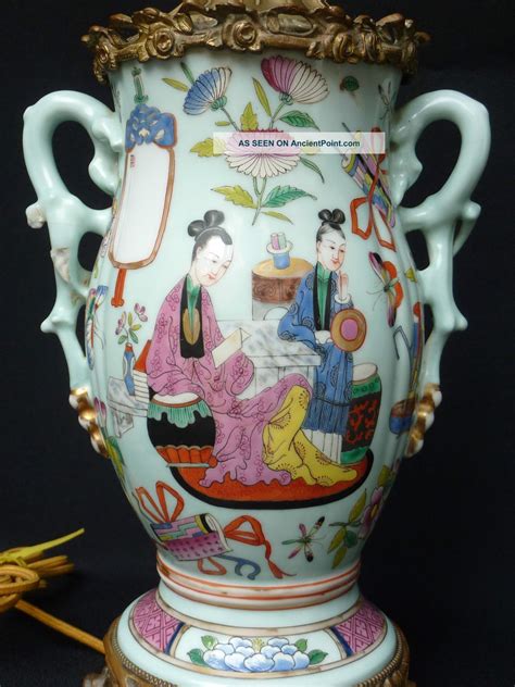 antique chinese vase lamp large porcelain chinese vase crystal vase decor japanese antiques