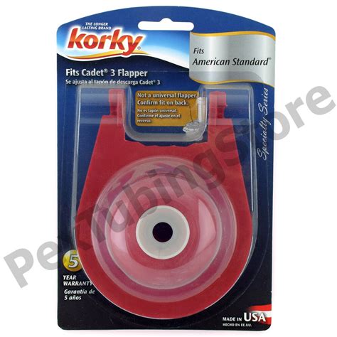 Korky 3040bp Flapper For American Standard Cadet Toilets 3 Ebay