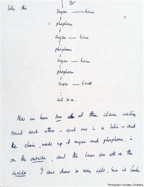 Francis Crick Dna Discovery His Letter Sold My Letters Kept