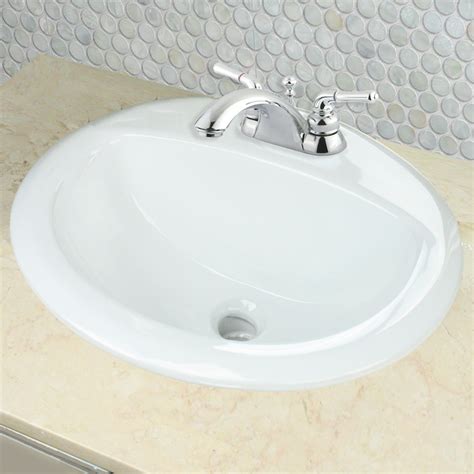 Nantucket Sinks Di2017 4 Drop In Oval Ceramic Bathroom