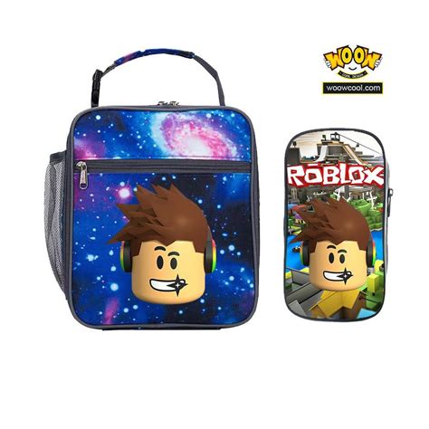 Roblox Lunch Box Waterproof Insulated Lunch Bag Portable Lunch Box 3