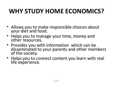 Economics Home Meaning Management And Leadership