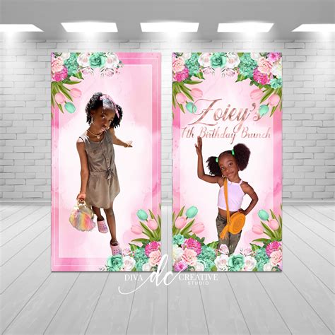Floral Banner Print and Ship – Diva Creative Studio