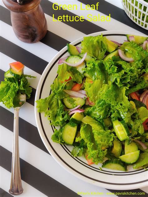 Lettuce Salad Recipe Indian Lettuce Salad Green Salad Recipes