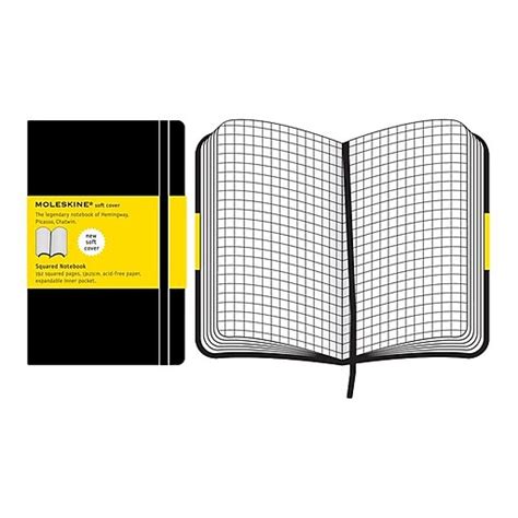Moleskine Classic Large Notebook 5 X 8 Graph Ruled 96 Sheets