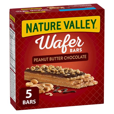 Nature Valley Crispy Creamy Wafer Bars Peanut Butter Chocolate