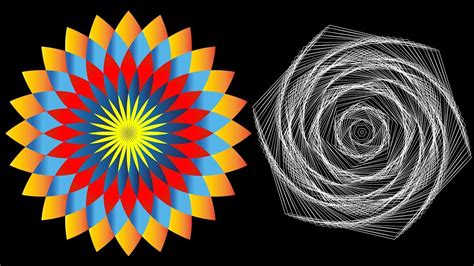 Illustrator Spirograph Effect Tutorial How To Use Rotate Tool