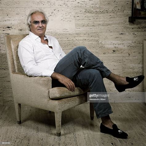 Entrepreneur Flavio Briatore Poses For A Portrait Shoot In Milan On