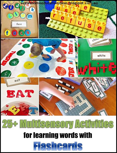 25 Multi Sensory Activity Ideas For Learning Words And Sightwords With
