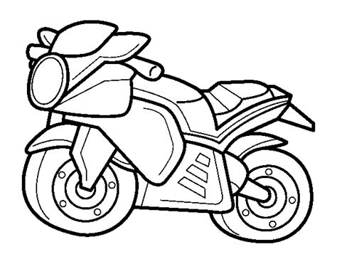 Dibujo De Moto Deportiva Para Colorear Dibujos Net