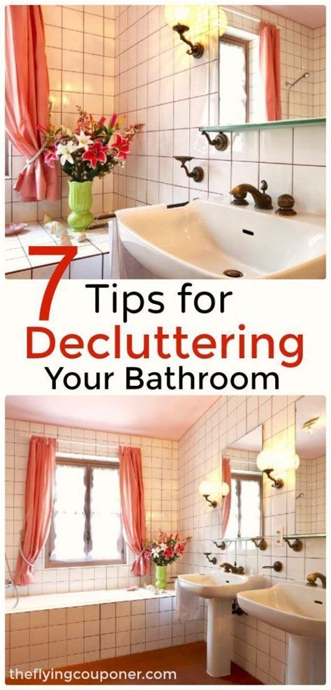 7 Simple Tips For Decluttering Your Bathroom Declutter Bathroom