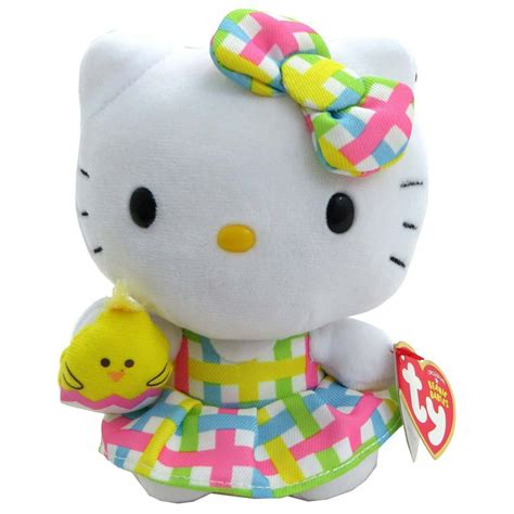 Hello Kitty With Chick Stuffed Animal By Ty 41138