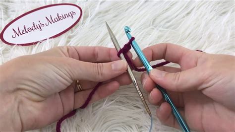 How To Knit Crochet Cast On Method Youtube
