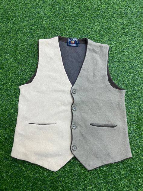 Vintage Polo Ralph Lauren Chaps Wools Vest Luxury Apparel On Carousell