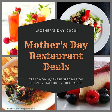 Mothers Day Restaurant Discounts 2020 Best Rewards Programs