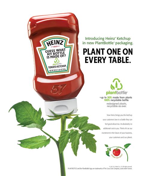 Heinz Advertisement Design Plant One On Every Table Advertising Design Heinz Ketchup