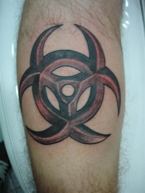 Biohazard Tatoo Biohazard Tattoo Dark Tattoo Symbolic Tattoos Belly