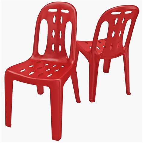 Monobloc Chair 5 3D Model AD Monobloc Chair Model 3ds Max Models