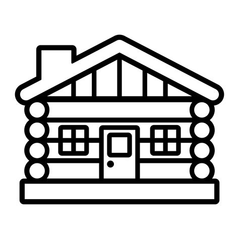 429 48 cabin pine trees. Log Cabin 552793 Vector Art at Vecteezy