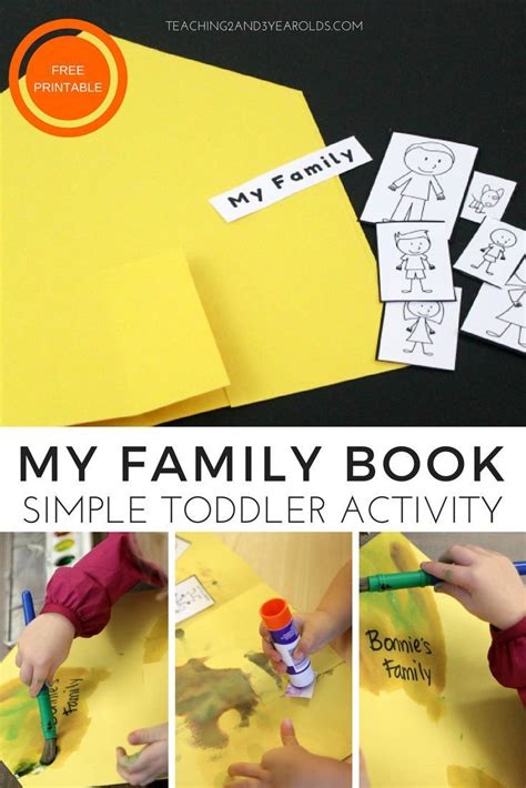 How to Create a Simple Family Theme Book | Preschool family theme, Preschool family, Family theme