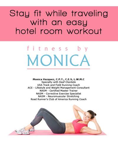 Stay Fit While Traveling With The Perfect Easy Hotel Room Workout