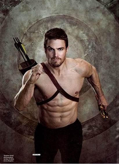 Stephen Amell Arrow Oliver Queen Workout Cw