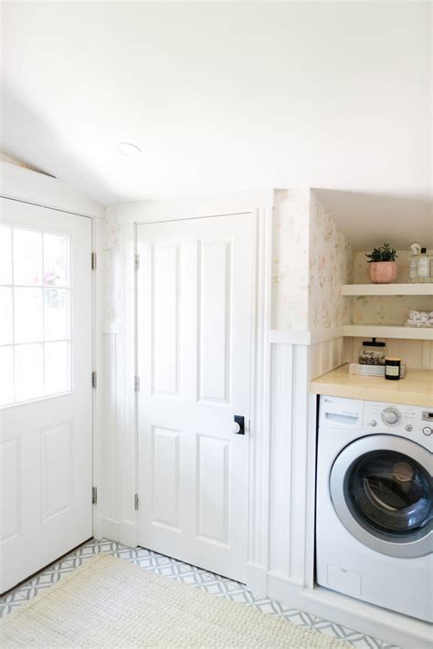 By melissa @ the inspired room | aug 22 i'm in constant battle with the mud room here and just painted the walls deep navy, previously sky blue, previously white! New Client Reveal! Jess' Whimsical Mudroom | lark & linen
