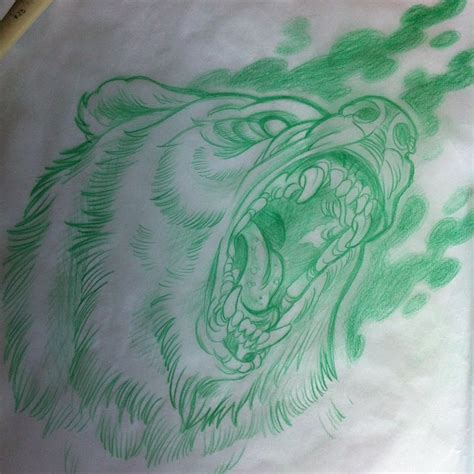 Angry Bear Drawing At Getdrawings Free Download