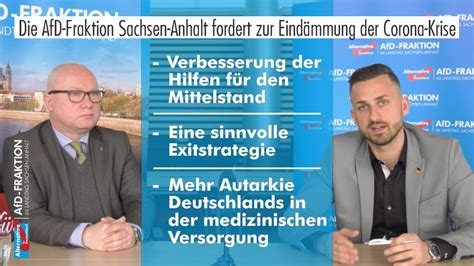 Die jugend ist unsere zukunft! Die Arbeit der AfD-Fraktion Sachsen-Anhalt in der Corona ...