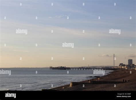 Brighton Pier At Sunset Stock Photo Alamy