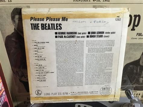 The Beatles Please Please Me Original Mono Vinyl Lp Uk 4th Pressing 1g