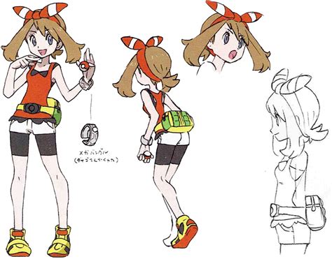 Mays Protagonist Concept Art For Pokemon Omega Ruby And Pokemon