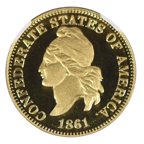 1861 Civil War Confederate Cent 150th Anniv Smithsonian Restrike