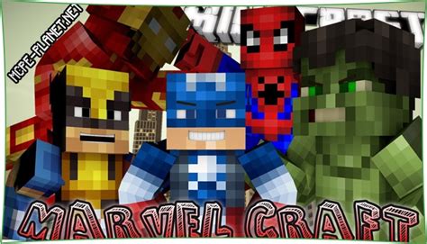 Скачать Marvelcraft мод на супергероев для Minecraft Pe 17 16 14