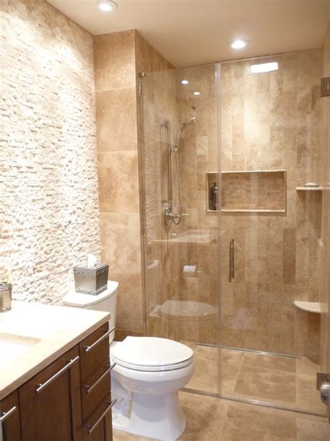 Don't go ceramic or porcelain when you can afford a high end natural stone product. Spa Bathroom Remodel - Contemporary - Bathroom ...