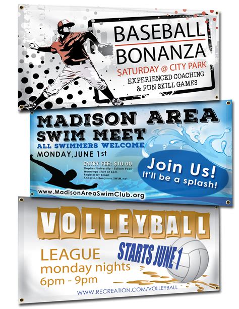 Summer Sports Banners